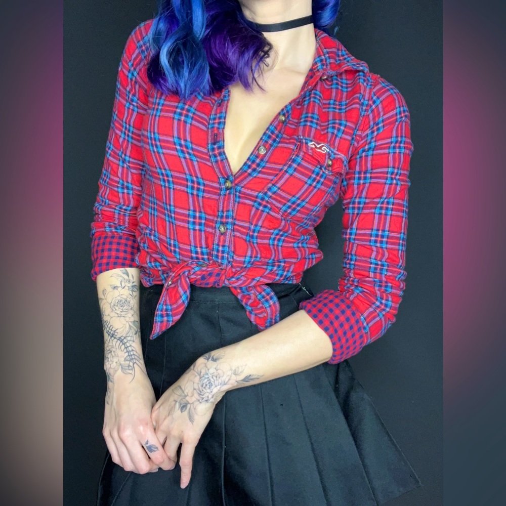 Vintage Hollister Plaid Cotton Flannel